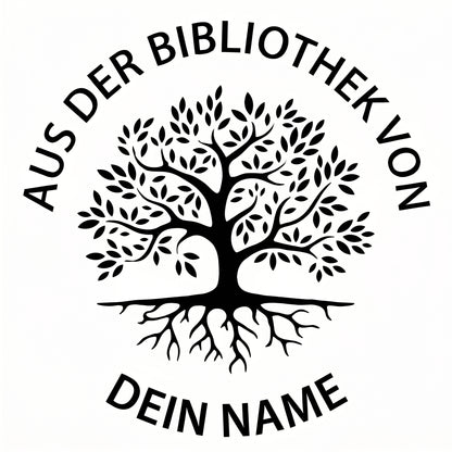 Personalisierter Prägestempel für Bücher