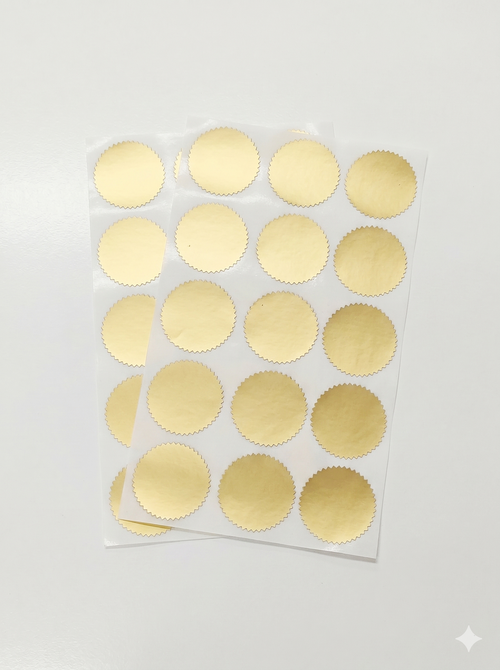 100 Stück selbstklebende Sticker