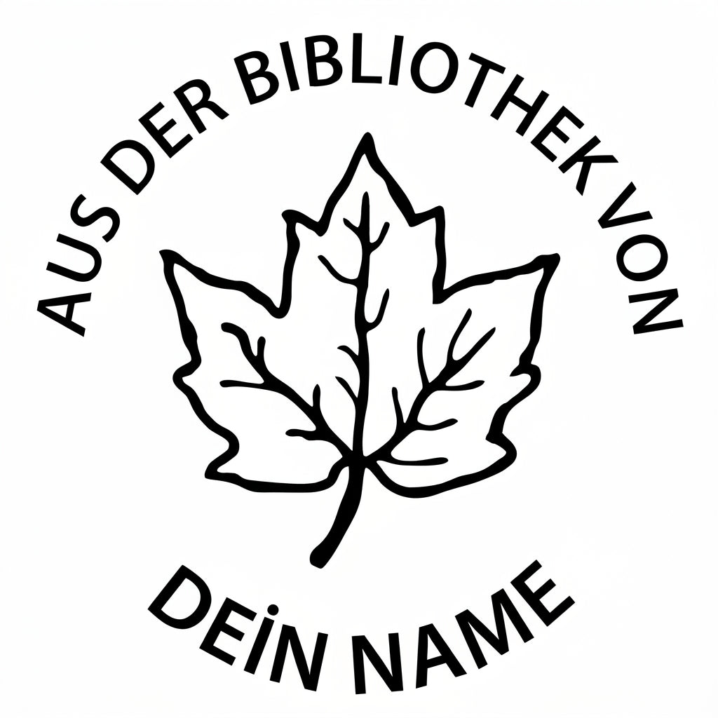 Personalisierter Prägestempel für Bücher