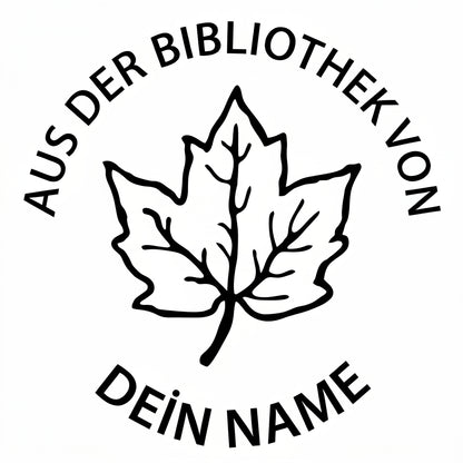Personalisierter Prägestempel für Bücher
