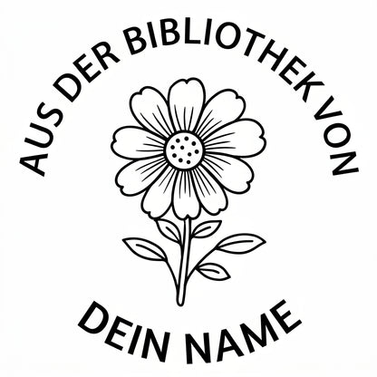 Personalisierter Prägestempel für Bücher